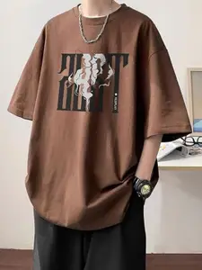 StyleCast x Revolte Men Round Neck Oversized T-shirt