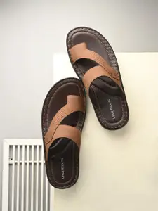 UNDERROUTE Men Leather Comfort Sandals