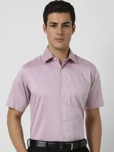 Van Heusen Men Spread Collar Slim Fit Cotton Casual Shirt