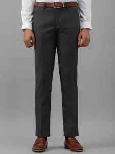 Allen Solly Men Textured Slim Fit Trousers