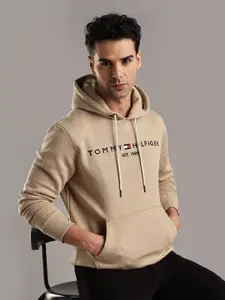 Tommy Hilfiger Men Printed Hooded Sweatshirt