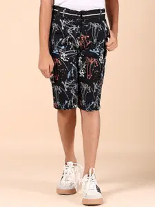 V-Mart Boys Printed Mid-Rise Regular Fit Shorts