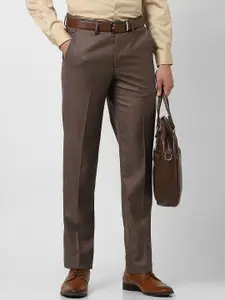 Van Heusen Men Regular Fit Formal Trousers