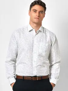 Van Heusen Men Floral Printed Formal Shirt