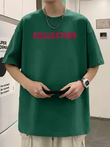 StyleCast x Revolte Men Typography Printed T-shirt