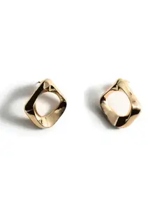 MANGO Square Stud Earrings
