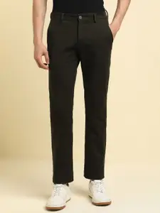Allen Solly Men Regular Fit Solid Trousers