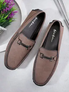 Mast & Harbour Men Round Toe Orthotic Friendly Driving Shoes