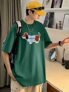 StyleCast x Revolte Men Printed Oversized T-shirt