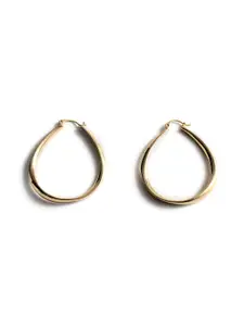 MANGO Oval -Shaped Hoop Earrings