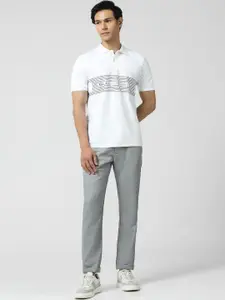 Blackberrys Men Slim Fit Low-Rise Trousers