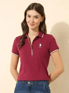 U.S. Polo Assn. Women Women Slim Fit T-shirt