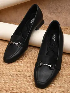 Rocia Work Block Pumps with Buckles