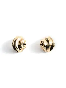 MANGO Contemporary Spiral Stud Earrings