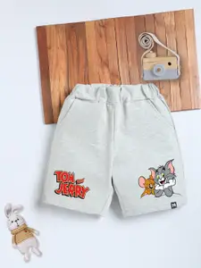 YK X Minute Mirth Boys Printed Tom & Jerry Shorts