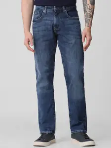 Mufti Men Straight Fit Light Fade Stretchable Jeans