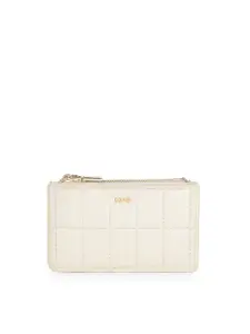 MANGO Women Quilted Zip Around Wallet