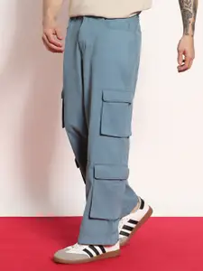 Urbano Fashion Men Loose Fit Cargos Trousers
