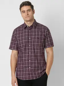 Van Heusen Sport Men Checked Slim Fit Cotton Casual Shirt