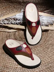 Liberty Women Colourblocked Thong Flip-Flops