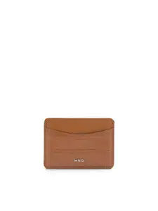 MANGO Women Croc Effect Card Holder