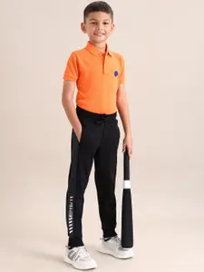 U.S. Polo Assn. Kids Boys Brand Logo Printed Joggers