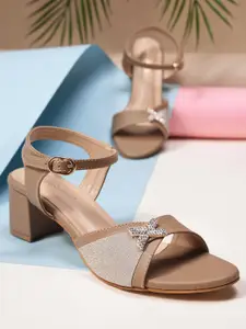 DressBerry Women Block Sandals with Backstrap