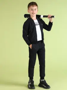 U.S. Polo Assn. Kids Boys Brand Logo Printed Joggers