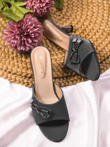 DressBerry Women Kitten Heels with Buckles
