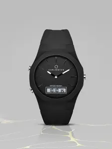 CARLINGTON Men Dial & Straps Analogue and Digital Multi Function Watch Endurance 9145 Black