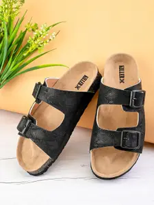 Killer Women Printed Open Toe Flats with Buckles