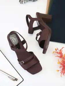 Froh Feet Women Open Toe Block Sandals