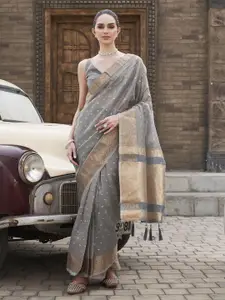 Tikhi Imli Woven Design Supernet Ready to Wear Saree