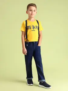 U.S. Polo Assn. Kids Boys Skinny Fit Stretchable Jeans
