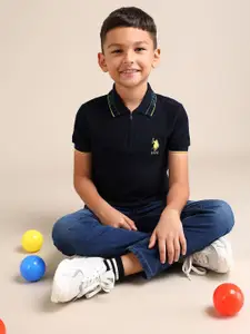 U.S. Polo Assn. Kids Polo Collar Pure Cotton T-shirt