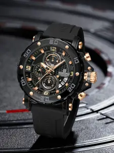 Naviforce Men Embellished Dial & Straps Analogue Chronograph Watch NF7123_B Y B