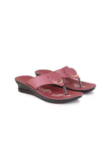 PENNEN Women Printed Thong Flip-Flops