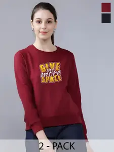 REYA Women Printed Sweatshirt