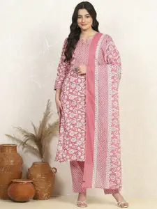 Biba Pure Cotton Unstitched Dress Material