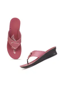 PENNEN Women Printed Regular Open Toe Comfort Heels