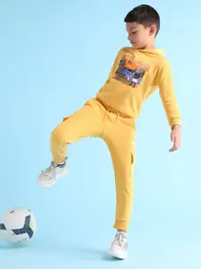 U.S. Polo Assn. Kids Boys Brand Logo Printed Cargo Joggers