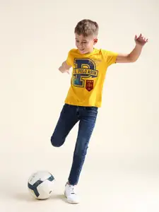 U.S. Polo Assn. Kids Boys Slim Fit Light Fade Stretchable Jeans