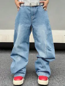 StyleCast Women Baggy Fit Low-Rise Non Stretchable Jeans