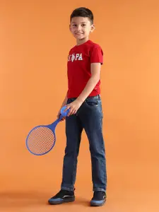 U.S. Polo Assn. Kids Boys Skinny Fit Stretchable Jeans