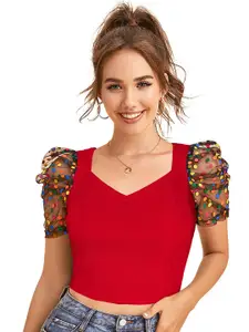 Fashion Care Women Solid Regular Crop Top