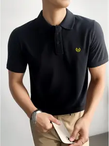 MACK JONNEY Men Polo Collar Pockets T-shirt