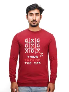 SANDCLOCK Men Printed Pure Cotton Sweatshirt