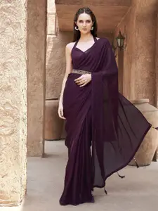 Tikhi Imli Satin Belted Saree