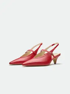 Oroh Leather Party Kitten Pumps