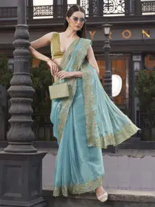 Tikhi Imli Embroidered Saree